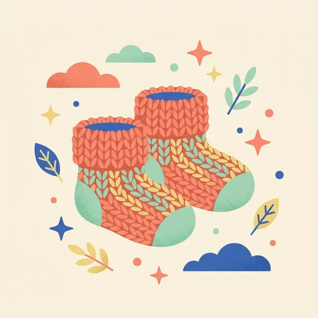 Mom's Darling Newborn Booties β Pack of 4