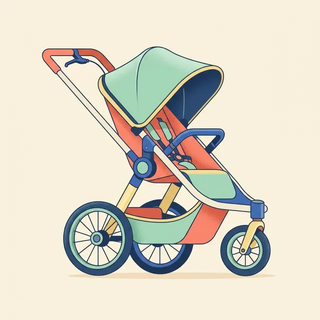 LuvLap Alpha Stroller with Reversible Handle
